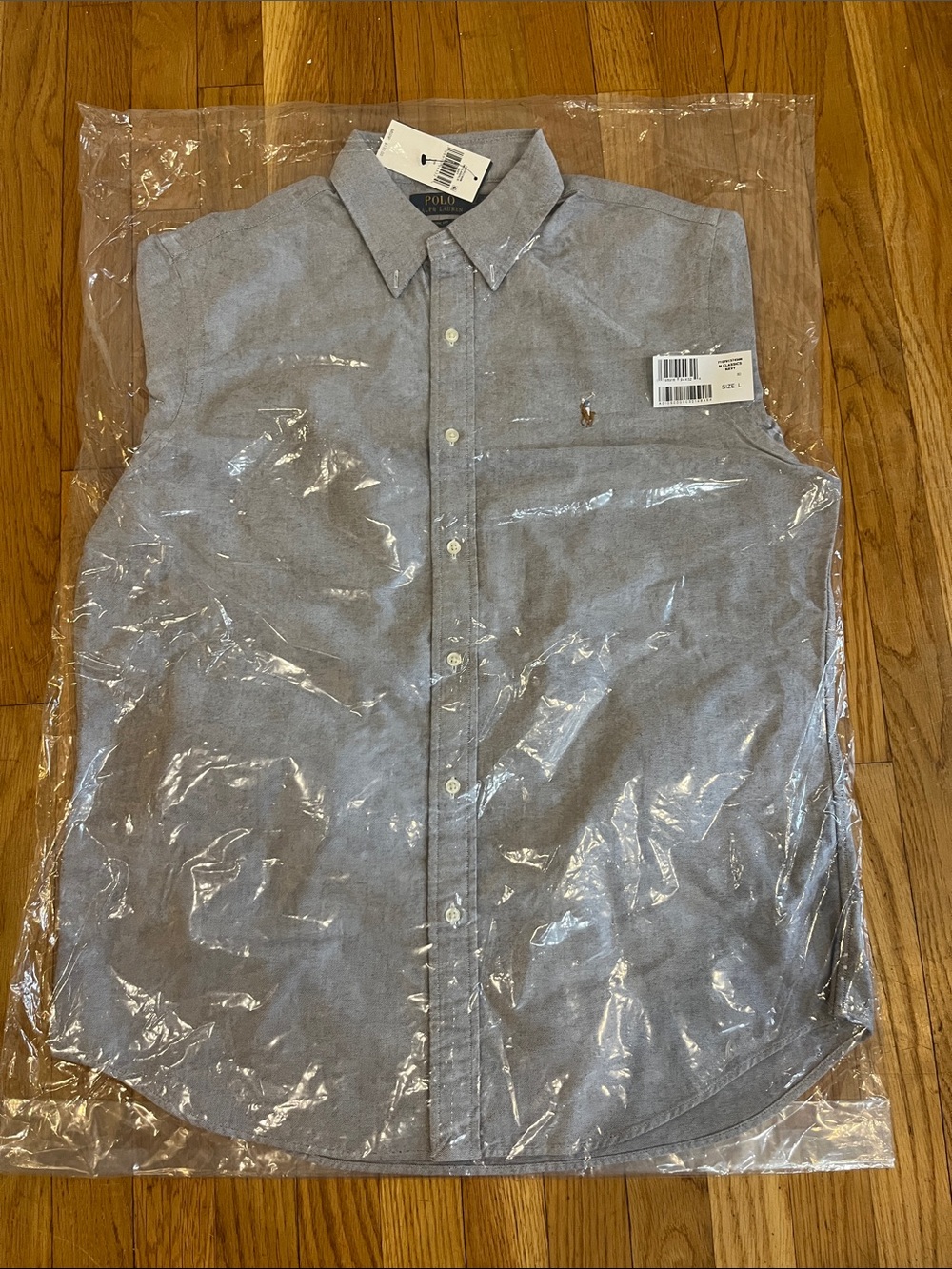 Polo by Ralph Lauren Men's Sky Blue Oxford Button-Down Shirt